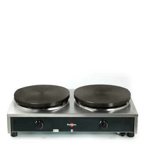 Krampouz Gas Crepe Maker - Double Frame - Luxury Range - 400mm - Manual Control